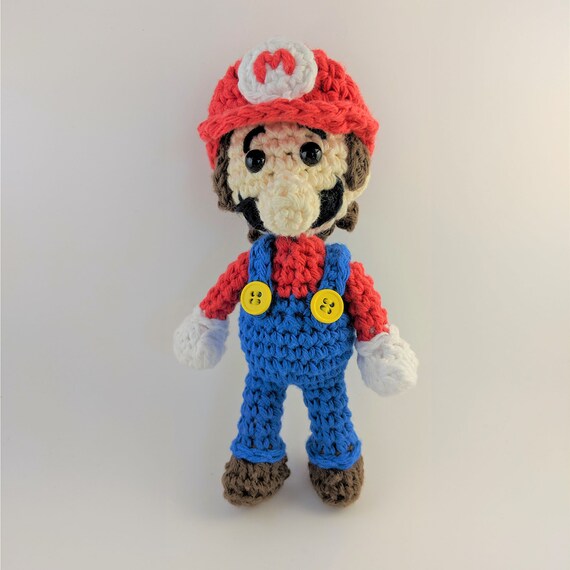 mario plush removable hat