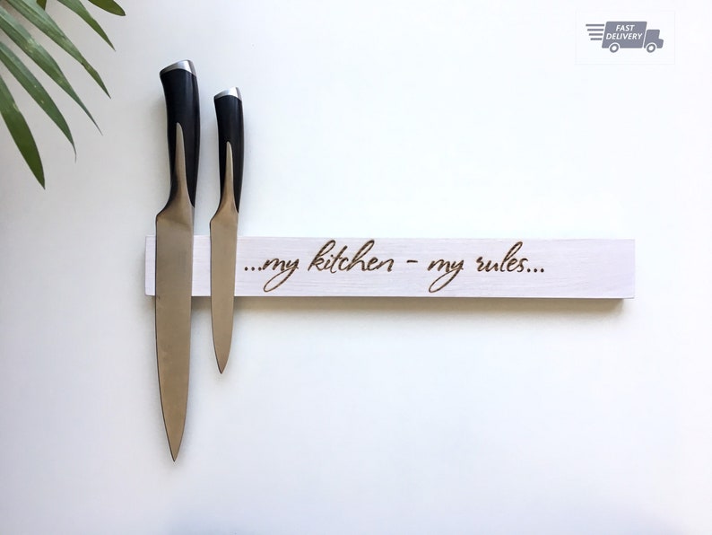 Knife Holder Knife Rack Magnetic Knife Blockmagnetic Knife Etsy