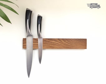 Knife holder, Knife rack, Magnetic knife block,Magnetic knife strip,Magnetic wall mounted knife holder,Mounted holder for knife.