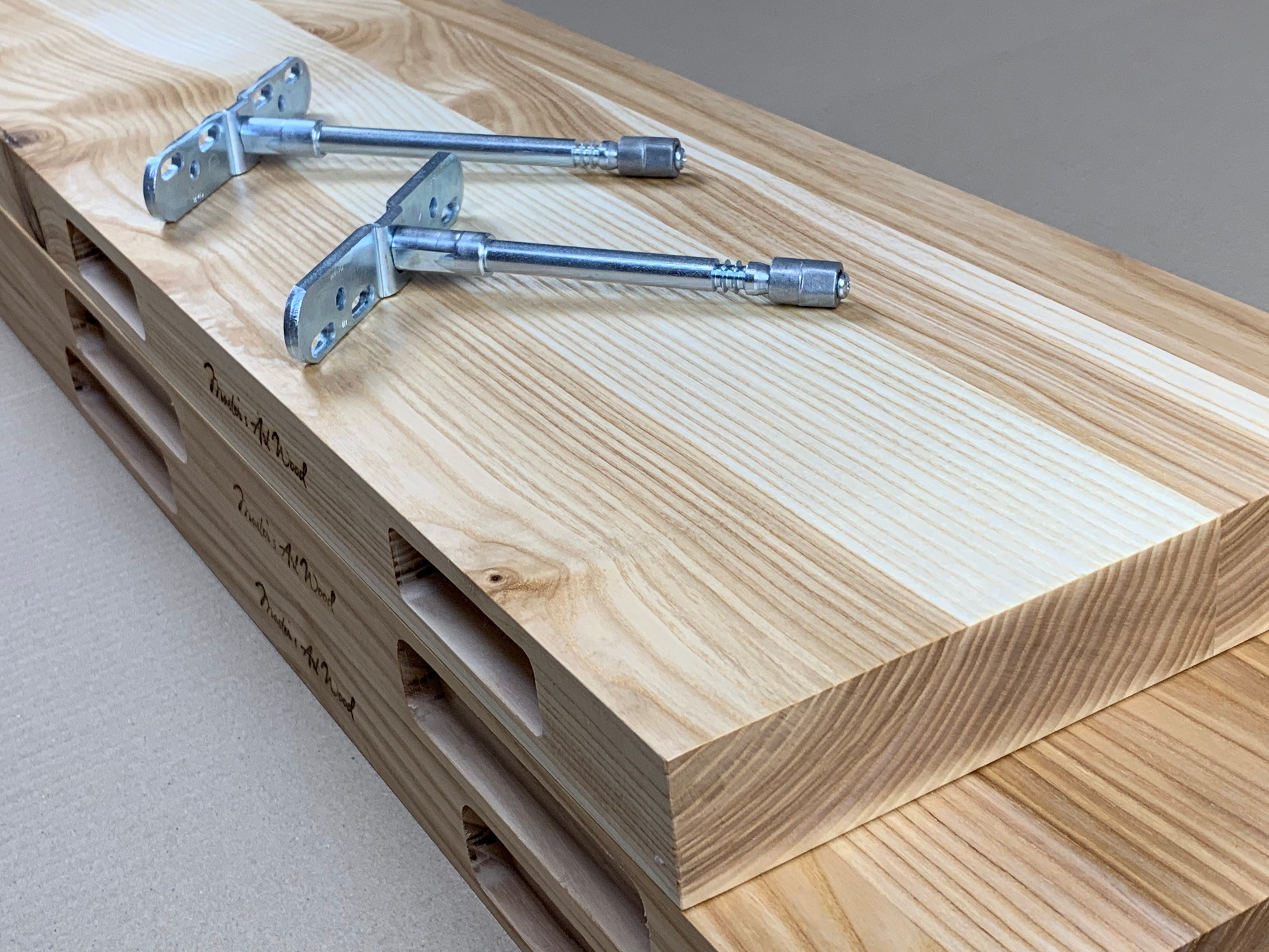 Ash Floating Shelf Natural Solid Wood Individual Order Etsy