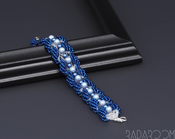 Elegant Silver Beaded Women\'s Accessory Elegant Silver Fringe Brooch With Beads- Handcrafted  main image 4