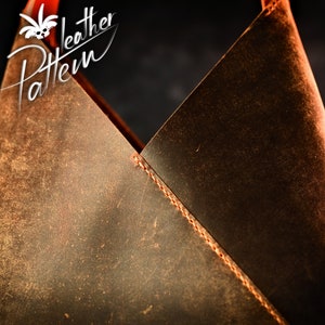 Tote bag leather pattern PDF Julie by LeatherHubPatterns image 6