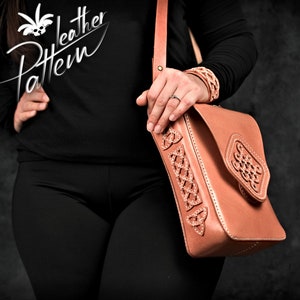 Leather bag pattern PDF - by LeatherHubPatterns