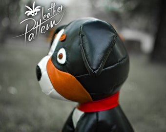 Toy puppy leather pattern PDF - by LeatherHubPatterns