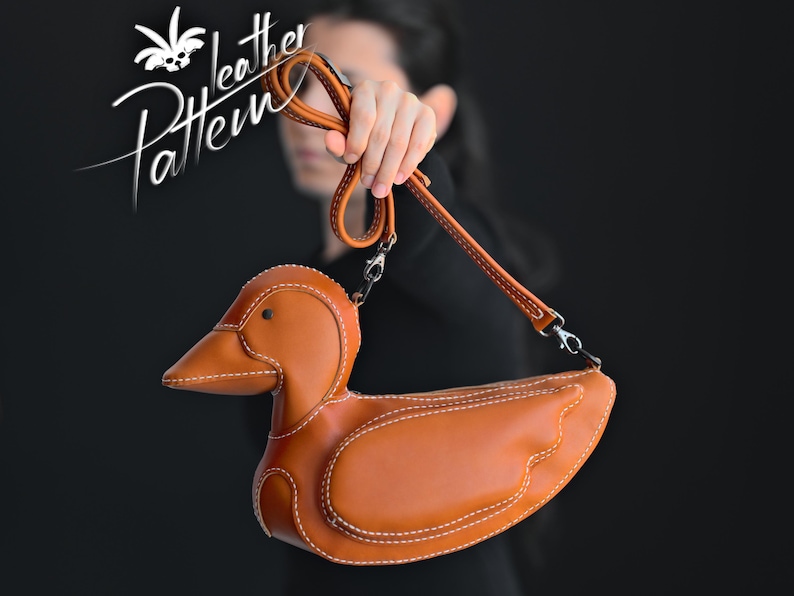 Mönster för väska i ankläder i PDF-format - av LeatherHubPatterns bild 4