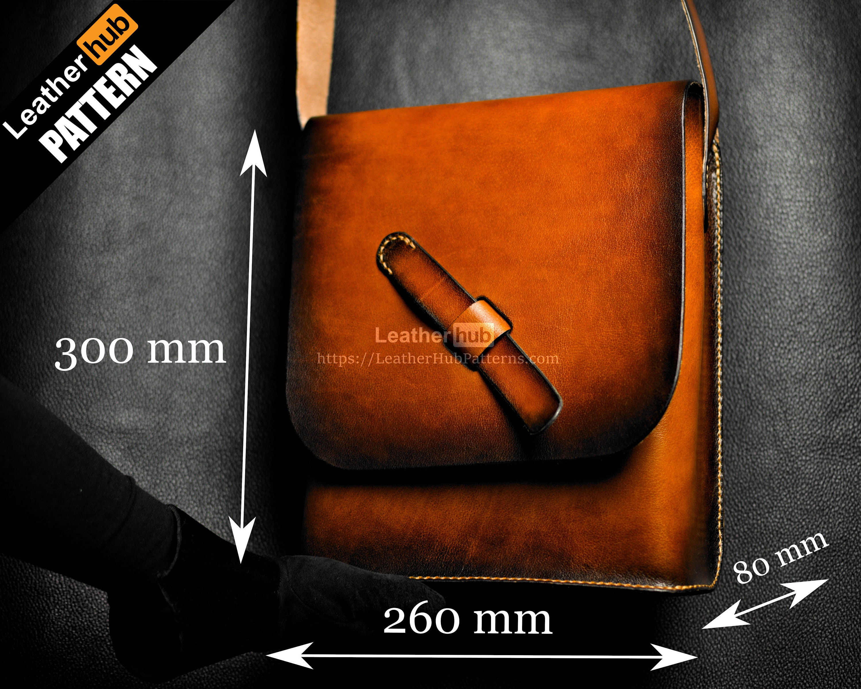 Leather bag pattern PDF by Leatherhub