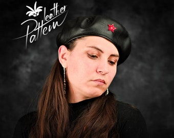 Beret leather patterns PDF - by LeatherHubPatterns