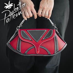 Leder Geldbörse PDF - The Karmyna - von LeatherHubPatterns