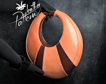 Handbag leather pattern PDF - by LeatherHubPatterns