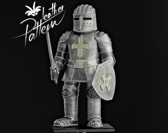 Crusader armor leather pattern PDF - by LeatherHubPatterns
