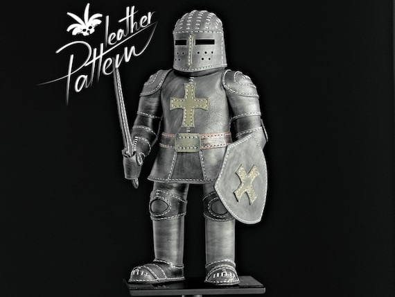 Crusader armor leather pattern PDF - by LeatherHubPatterns