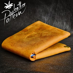 Padrão de carteira de couro PDF - por LeatherHubPatterns