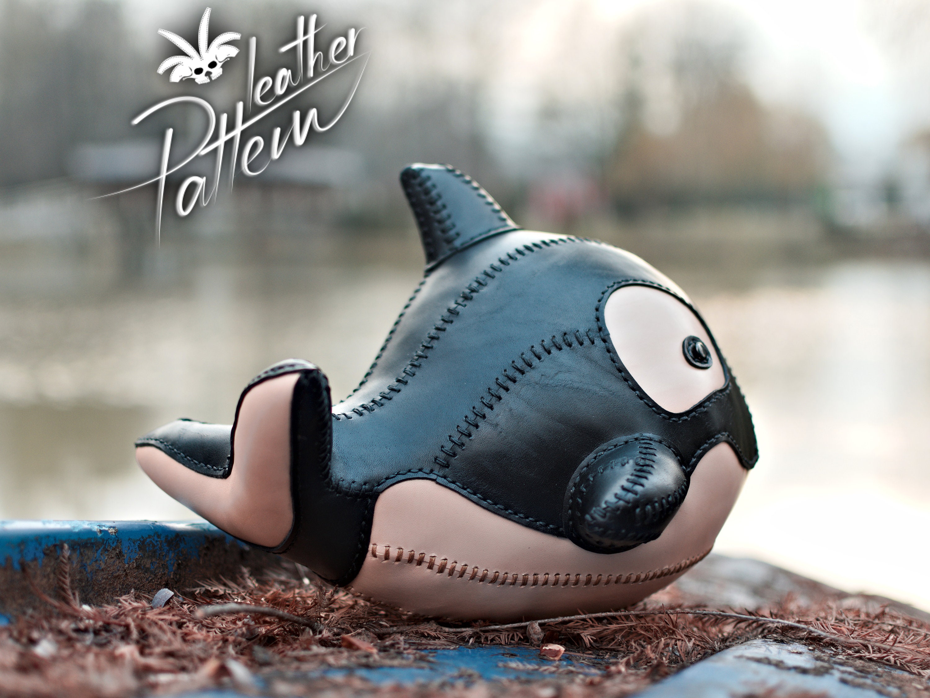 Orca leather pattern PDF - by LeatherHubPatterns Orca leather pattern PDF - by LeatherHubPatterns