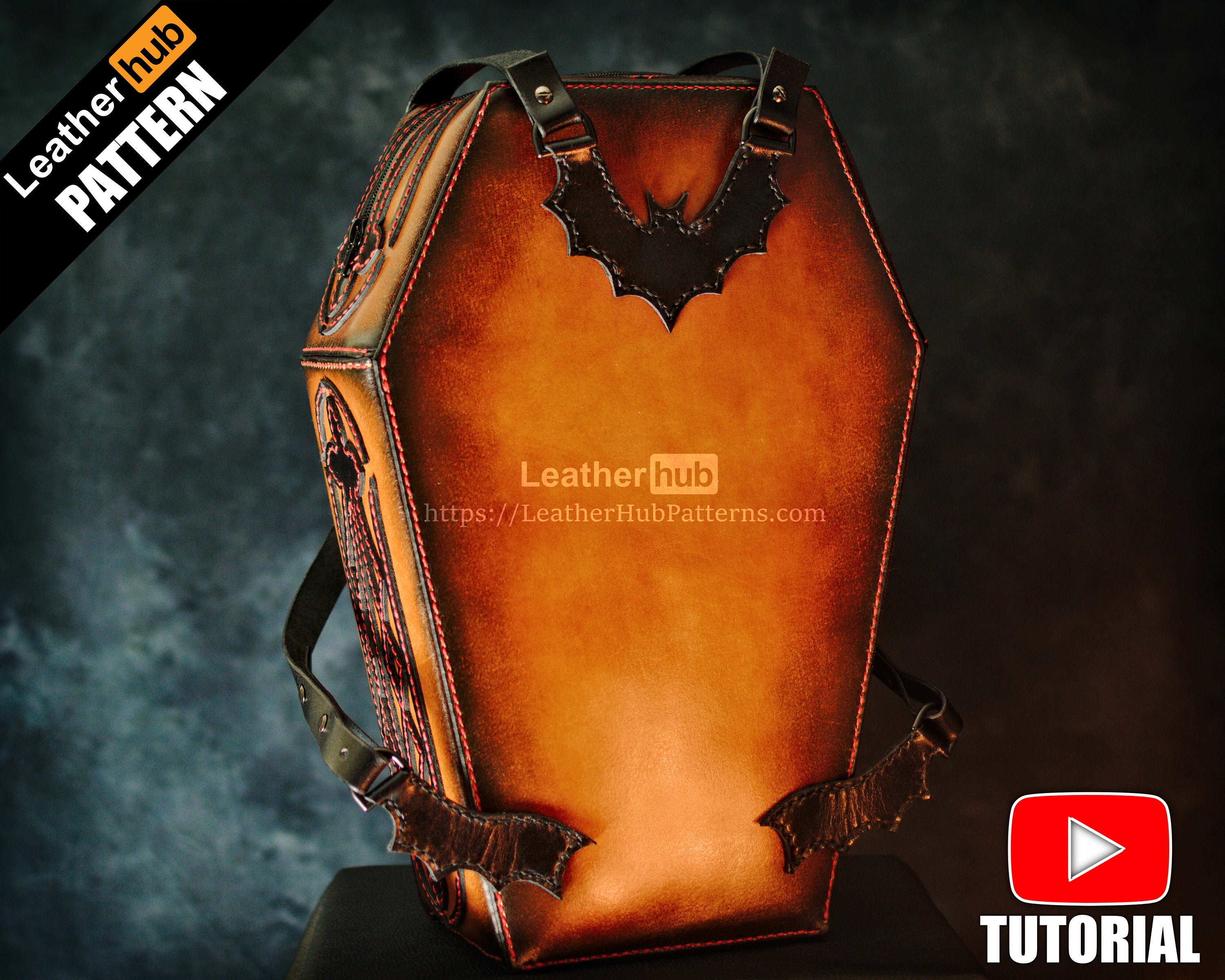 coffin backpack pattern