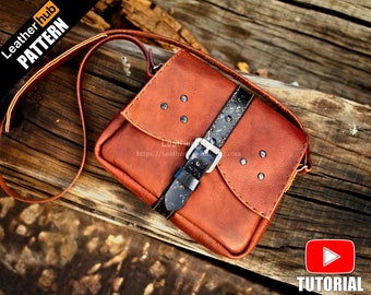 Witcher bag leather pattern PDF - by Leatherhub