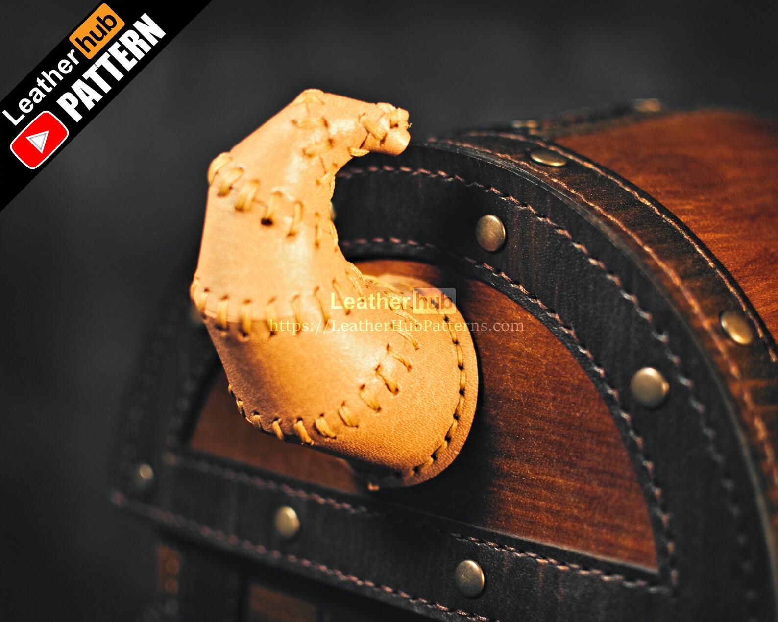 Mimic Chest Leather Pattern PDF by Leatherhub - Etsy