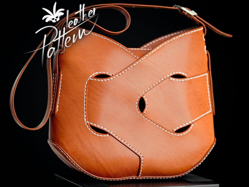 Mönster för läderväska i PDF-format - Embra-väskan - av LeatherHubPatterns bild 9