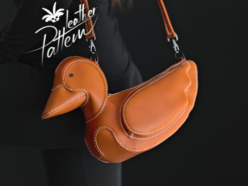 Mönster för väska i ankläder i PDF-format - av LeatherHubPatterns bild 8