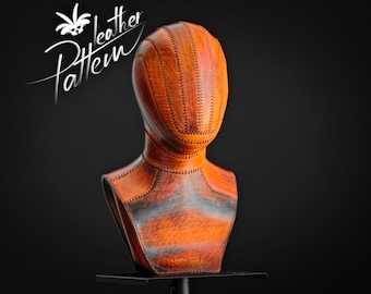 Mannequin leather pattern PDF - The Manikin - by LeatherHubPatterns