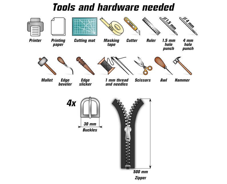 Sling Bag Leather Pattern PDF by Leatherhub Etsy