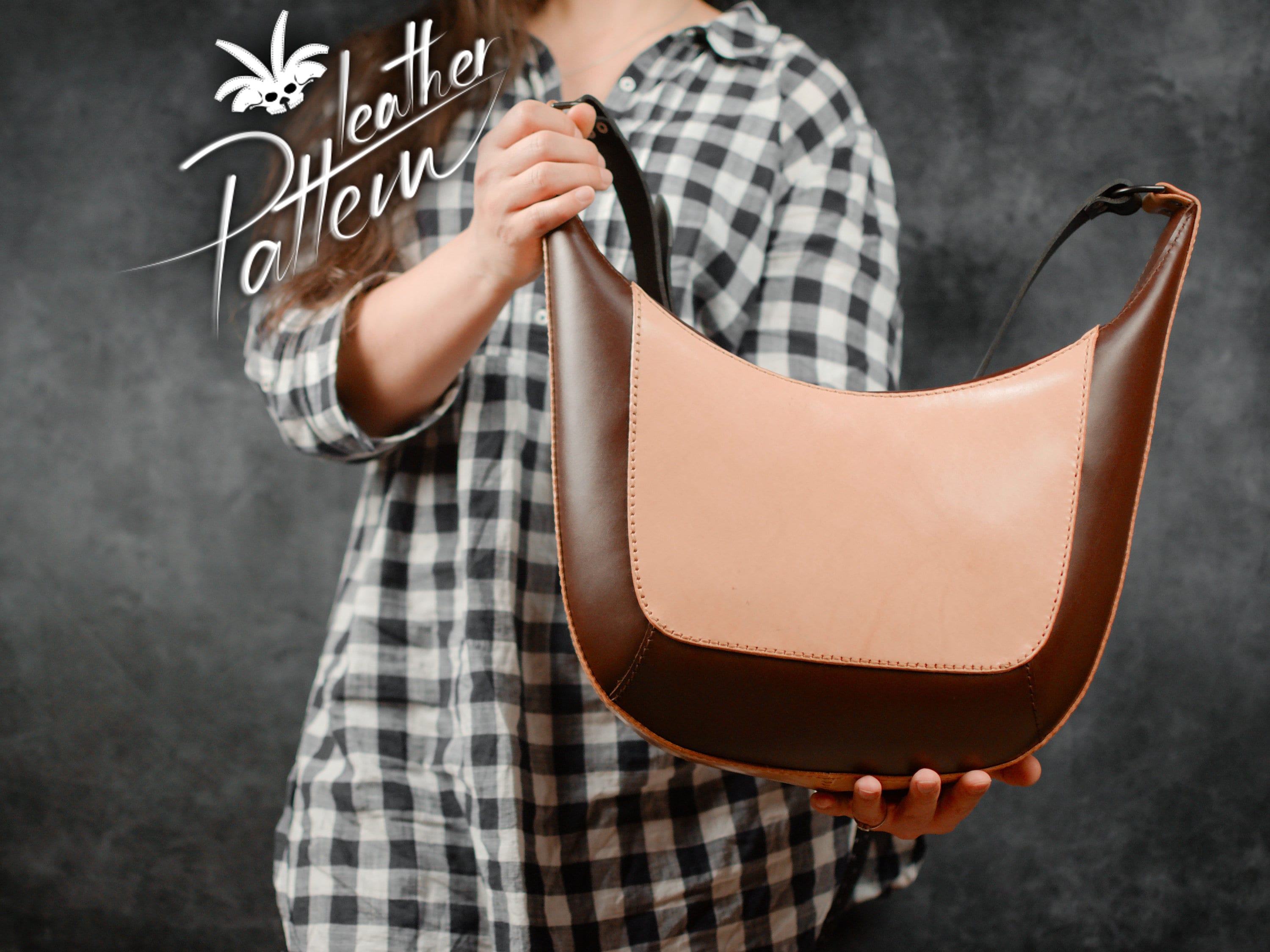 Leather bag pattern PDF - by LeatherHubPatterns