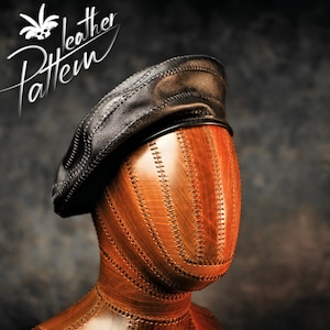 Baskenmütze Leder Schnittmuster PDF - by LeatherHubPatterns