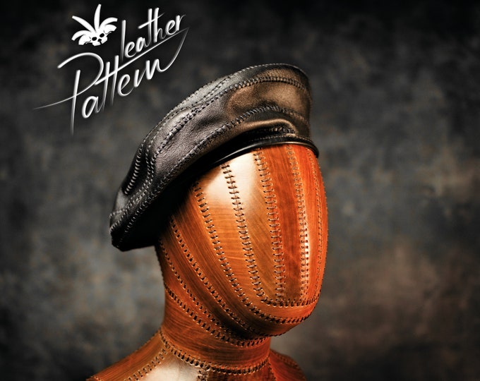 Beret leather patterns PDF - by LeatherHubPatterns