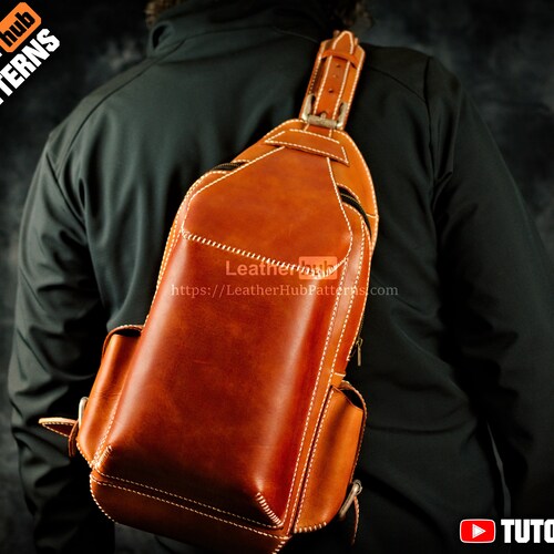 Leather PDF Pattern for Small Sling Bag for Right and Etsy