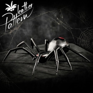 Patrón de piel de araña en PDF - por LeatherHubPatterns