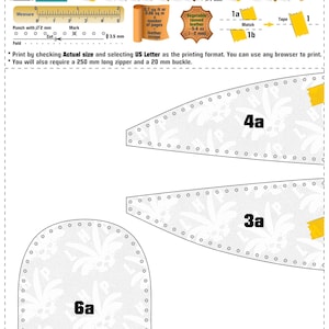 Mönster för läderväska i PDF-format - Embra-väskan - av LeatherHubPatterns bild 3