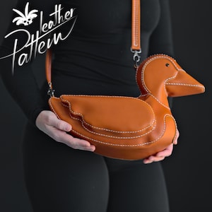 Mönster för väska i ankläder i PDF-format - av LeatherHubPatterns bild 3