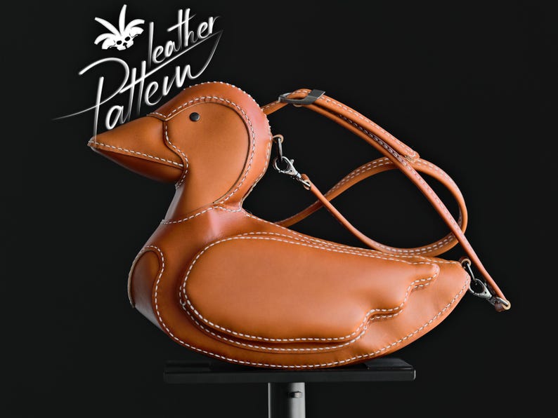 Mönster för väska i ankläder i PDF-format - av LeatherHubPatterns bild 6