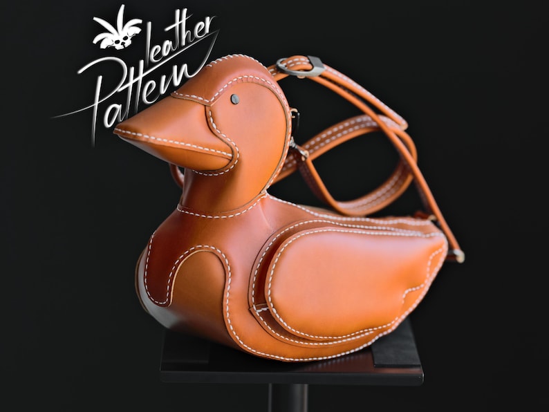 Mönster för väska i ankläder i PDF-format - av LeatherHubPatterns bild 7