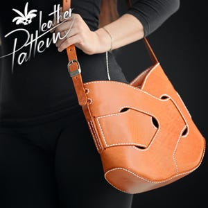 Mönster för läderväska i PDF-format - Embra-väskan - av LeatherHubPatterns bild 8