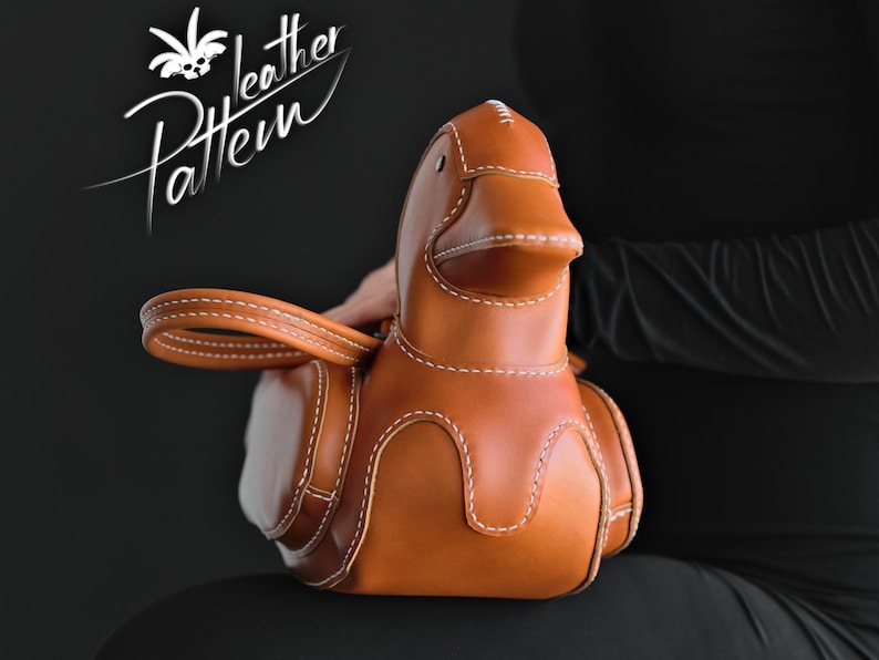 Mönster för väska i ankläder i PDF-format - av LeatherHubPatterns bild 10