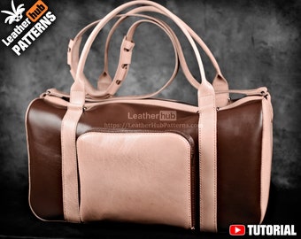 Duffle leather pattern PDF - by Leatherhub