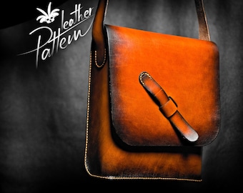 Leather bag pattern PDF - by LeatherHubPatterns