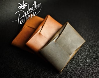 Wallet leather pattern PDF - by LeatherHubPatterns