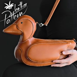 Mönster för väska i ankläder i PDF-format - av LeatherHubPatterns bild 9