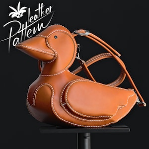 Mönster för väska i ankläder i PDF-format - av LeatherHubPatterns bild 5