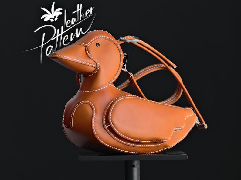 Mönster för väska i ankläder i PDF-format - av LeatherHubPatterns bild 5