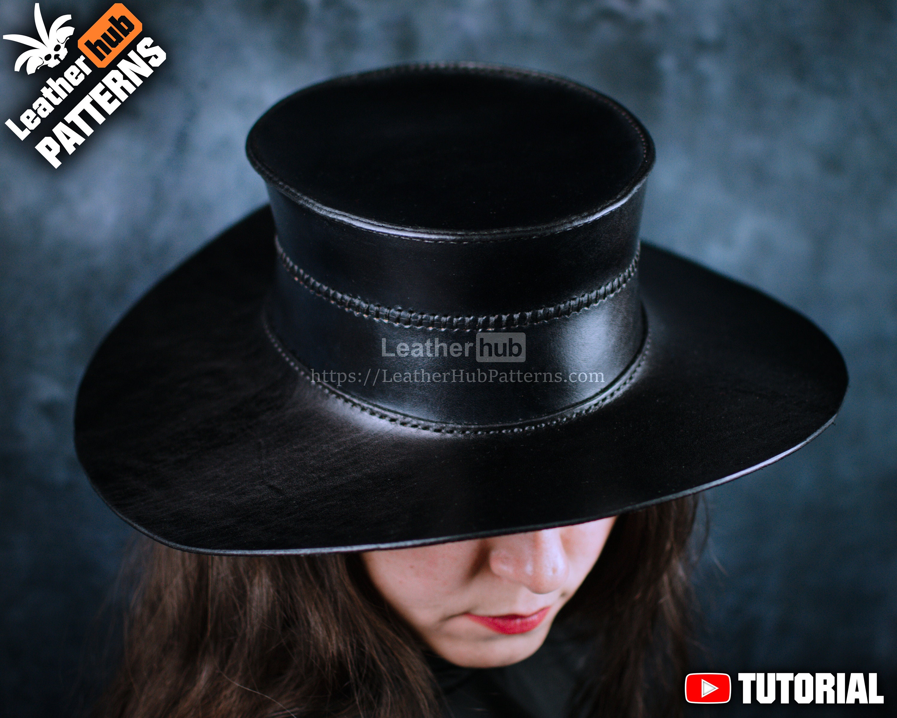 Plague Hat Leather Pattern PDF by Leatherhub - Etsy India