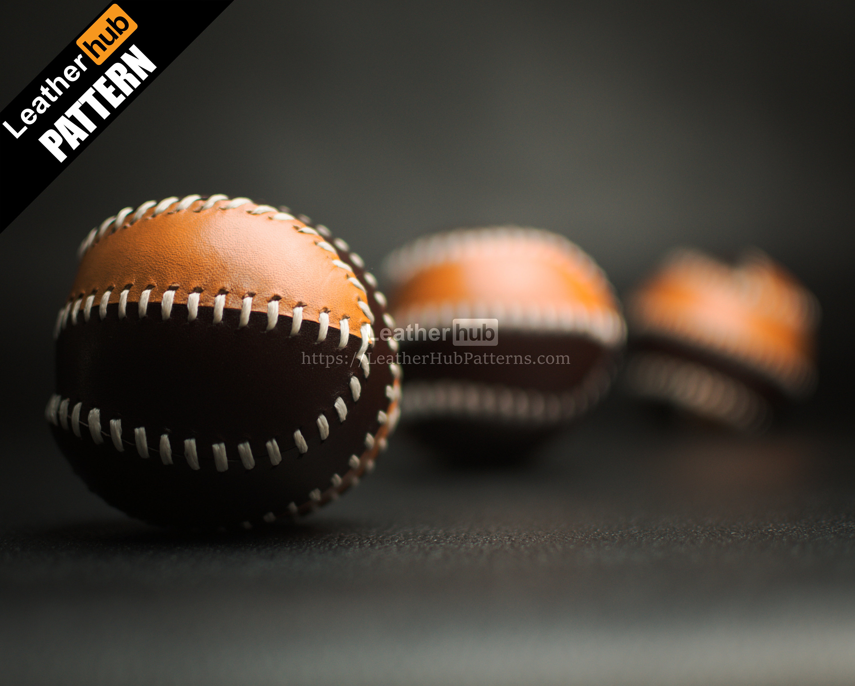 Baseball leather pattern PDF by Leatherhub Etsy