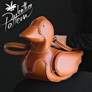 Mönster för väska i ankläder i PDF-format - av LeatherHubPatterns bild 12