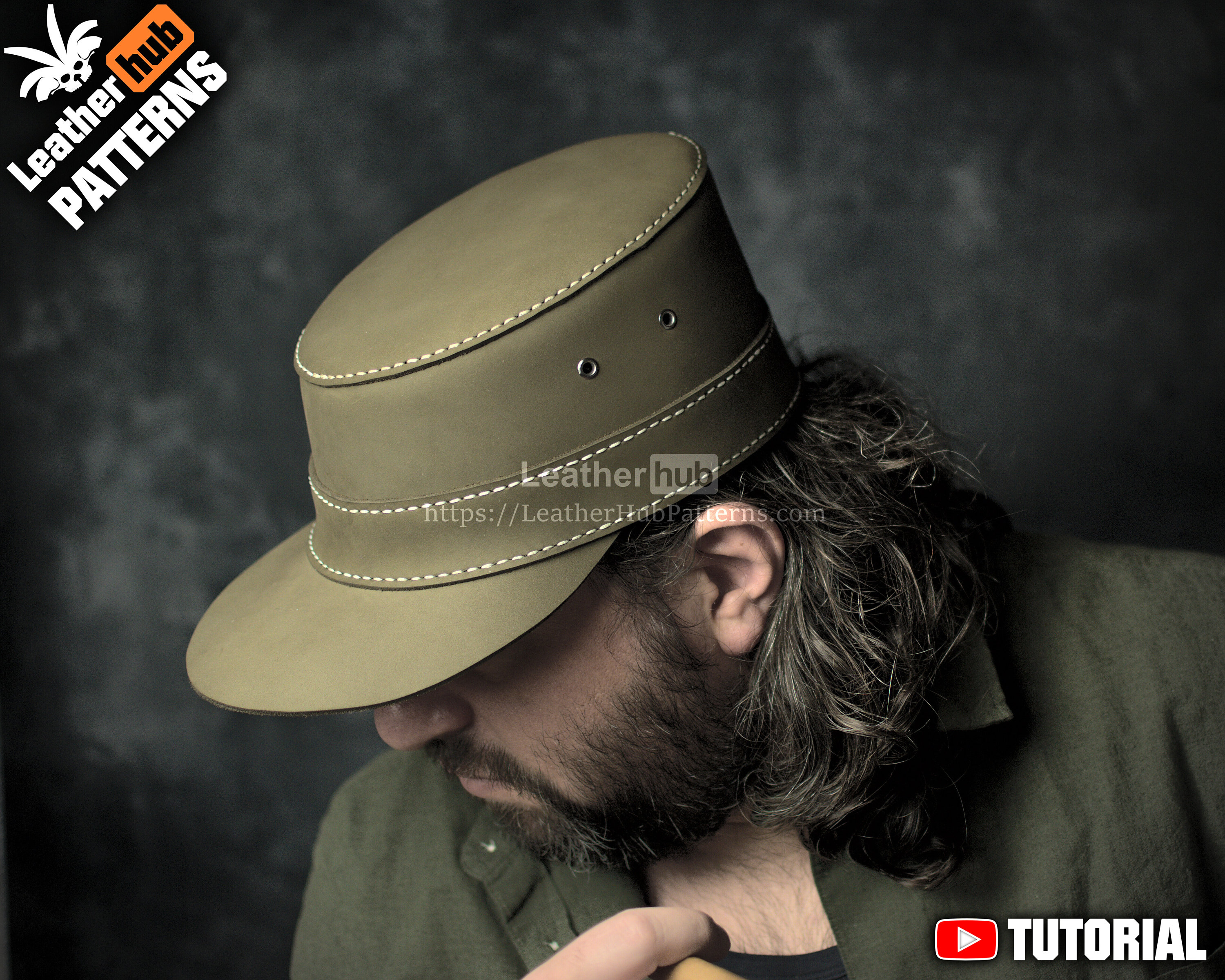 Leather Patrol Cap Pattern PDF the Ridgeway Cap by - Etsy