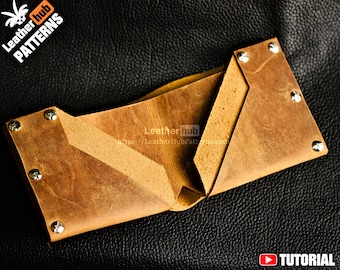 Wallet leather pattern PDF - by Leatherhub