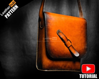Leather bag pattern PDF - by Leatherhub