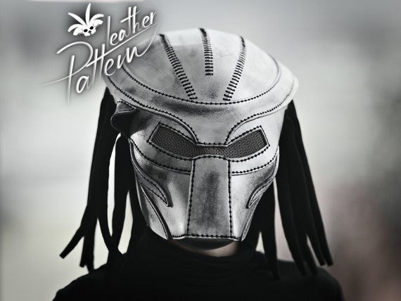 Predator mask leather pattern PDF - by LeatherHubPatterns