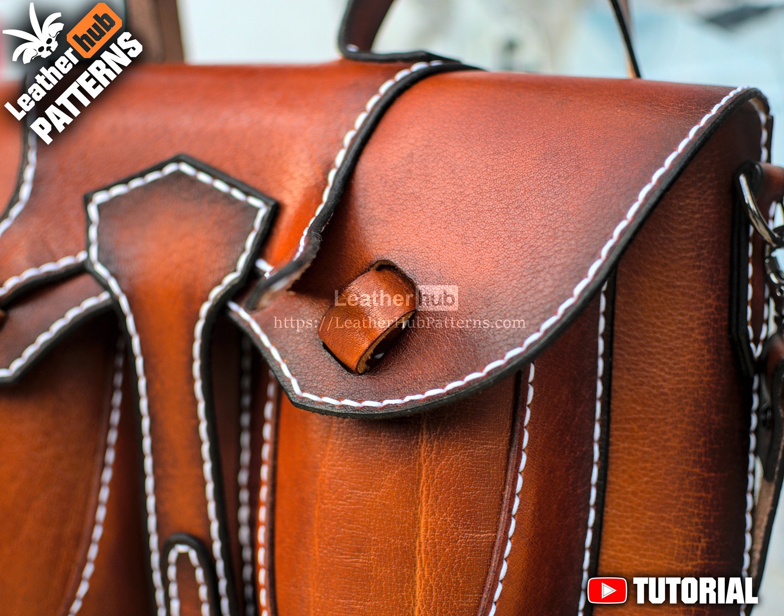 Leather Briefcase Pattern PDF for 13 Inch Macs by Etsy