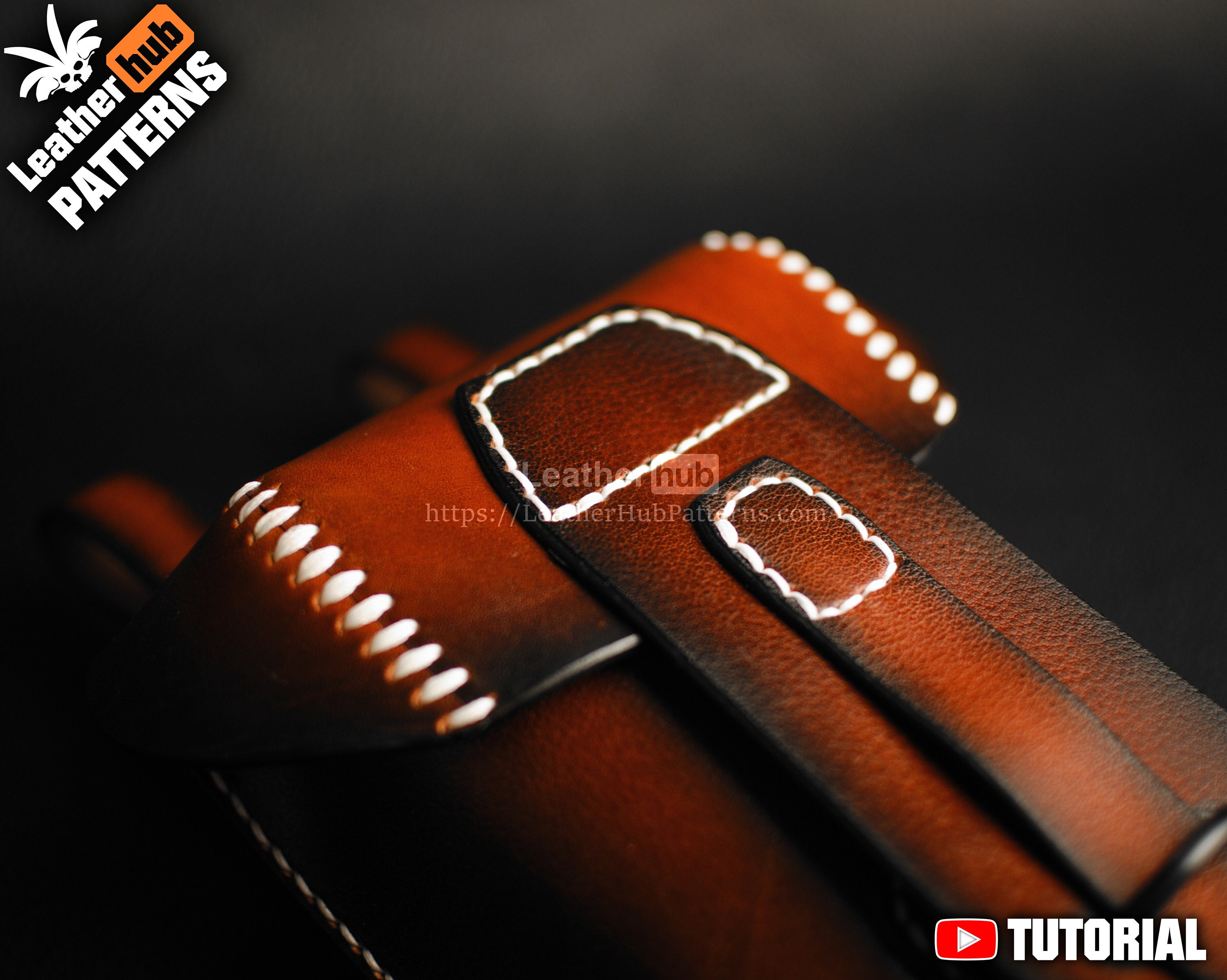 Hip Bag Leather Pattern PDF by Leatherhub Etsy Singapore